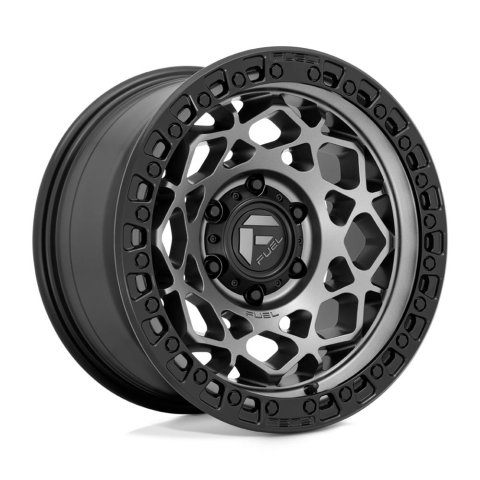 Fuel Off-Road Unit D784 Matte Anthracite with Black Ring Wheels 17x9 Wheel, D784, 17 x 9, Aluminum, Anthracite, Ring, 6 x 135mm Bolt Pattern, +1mm Offset, 5.040 in. Backspace, Each