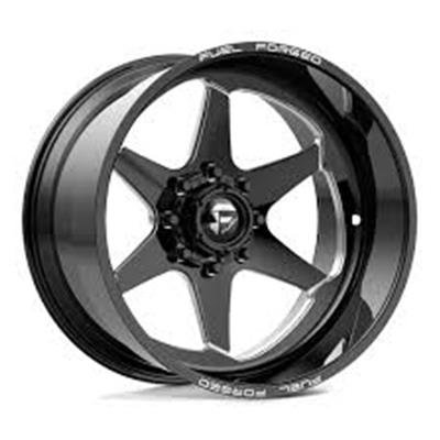 Fuel Off-Road Sift FF115 Gloss Black Wheels with Milled Accents 22x11 Wheels, FF115, 22 x 11, Aluminum, Black, Accents, 5 x 139.7mm/5.5 in. Bolt Pattern, 0mm Offset, 6.00 in. Backspace, Left Side, Each
