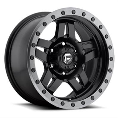 Fuel Off-Road Anza D557 Series Matte Black with Anthracite Ring Wheels 15x8 Wheel, D557, Aluminum, Black, 15 x 8.0 in., 5 x 4.50 in. Bolt Circle, 3.750 in. Backspace, Each