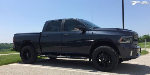 Fuel Off-Road Coupler D575 Series Gloss Black Wheels 18x9 Wheels, Coupler, 6x1356x5.5 BL 5.00 01 106.4, BL -Gloss BLK thumbnail 9