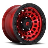 Fuel Off-Road Zephyr D632 Candy Red Wheels with Black Ring 17x9 Wheel, Zephyr, 17 x 9, Red, Ring, 5 x 127mm Bolt Pattern, +1mm Offset, 5.040 in. Backspace, Each thumbnail 2