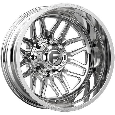 Fuel Off-Road FFC66 Polished Wheels 22x8.25 WHEEL, D66 22X8.5 8X200 POLISH 105MM