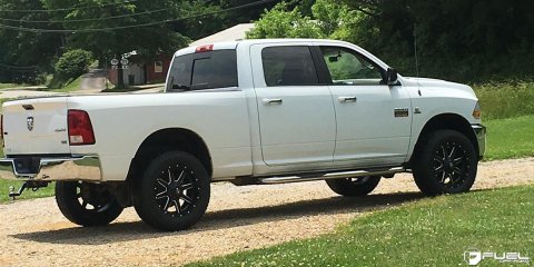 Fuel Off-Road Maverick D538 Series Matte Black with Milled Accents Wheels 24x10 Wheels, Maverick, 8x170 NB 5.50 01 125.1, NB -BLK MIL thumbnail 7