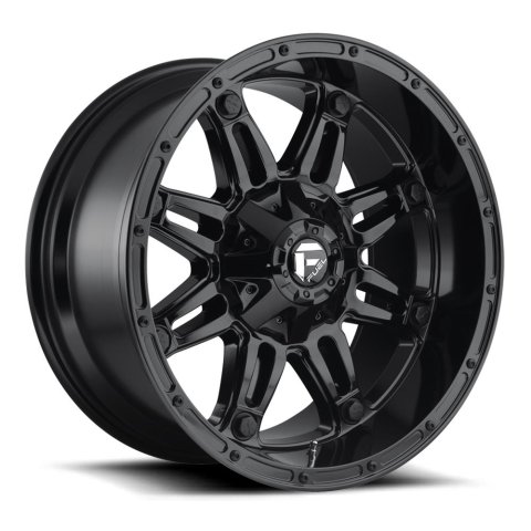 Fuel Off-Road Hostage D625 Series Gloss Black Wheels 18x9 Wheel, Hostage, 18 x 9, Black, 6 x 135mm Bolt Pattern, -12mm Offset, 4.530 in. Backspace, Each