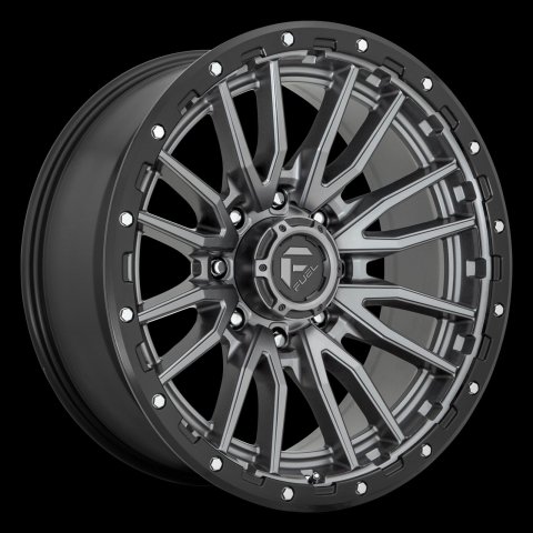 Fuel Off-Road Rebel D680 Matte Anthracite Wheels with Black Ring 17x9 WHEEL, 17X9 6X4.5 MT-GNMTL-BBR 01MM