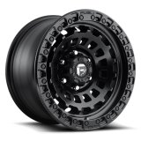 Fuel Off-Road Zephyr D633 Matte Black Wheels 17x9 Wheel, Zephyr, 17 x 9, Black, 5 x 127mm Bolt Pattern, -12mm Offset, 4.530 in. Backspace, Each thumbnail 1