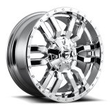 Fuel Off-Road Sledge D631 Series Chrome Wheels 20x10 Wheel, Sledge, 20 x 10, Chrome, 6 x 135mm Bolt Pattern, -18mm Offset, 4.790 in. Backspace, Each thumbnail 1