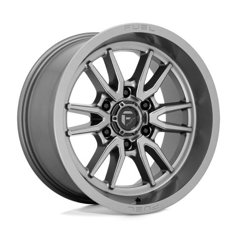 Fuel Off-Road Clash 6 D789 Gunmetal Wheels 18x9 Wheels, D789, Aluminum, Finish, 18 in. x 9 in., x 139.70mm/5.5 in. Bolt Circle, 5.04 in. Backspace, Each