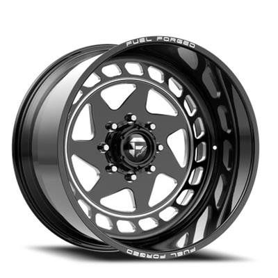 Fuel Off-Road Zillion FF117 Gloss Black Wheels with Milled Accents 22x12 Wheel, FF117, 22 x 12, Aluminum, Finish, Accents, 6 x 135mm Bolt Pattern, -40mm Offset, 4.93 in. Backspace, Left Side, Each