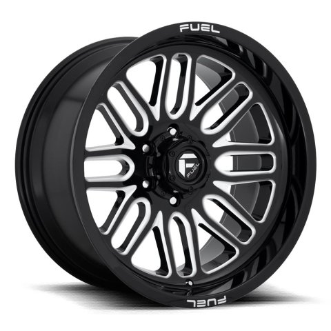 Fuel Off-Road Ignite D662 Gloss Black Wheels with Milled Accents 20x9 Wheel, D662, 20 x 9, Aluminum, Black, Accent, 6 x 139.7mm Bolt Pattern, +19mm Offset, 5.750 in. Backspace, Each thumbnail 3