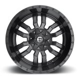 Fuel Off-Road Sledge D596 Series Matte Black Wheels with Gloss Lip 22x12 Wheel, Sledge, 22 x 12, Aluminum, Black, Lip, 6 x 135mm Bolt Pattern, -45mm Offset, 4.730 in. Backspace, Each thumbnail 2
