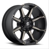 Fuel Off-Road Coupler D556 Matte Black Wheels with Machined DDT Face 20x10 Wheel, D556, Aluminum, Black, 20 in. x 10.0 in., 8 x 170mm Bolt Circle, 5.00 in. Backspace, Each thumbnail 2