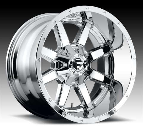 Fuel Off-Road Maverick D536 Series Chrome Wheels 20x8.25 Wheels, Maverick, 8x6.5 P -3.67 -214.5 121.6, P -Chrome
