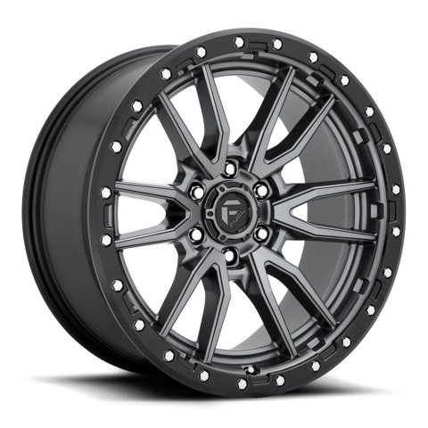 Fuel Off-Road Rebel D680 Matte Anthracite Wheels with Black Ring 17x9 Wheels, D680, 17 x 9, Aluminum, Anthracite, Ring, 5 x 127mm Bolt Pattern, +1mm Offset, 5.040 in. Backspace, Each