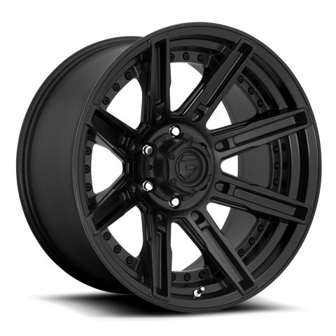 Fuel Off-Road Rogue D709 Matte Black Wheels 20x9 Wheels, D709, 20 x 9, Aluminum, Black, 6 x 139.7mm Bolt Pattern, +1mm Offset, 5.040 in. Backspace, Each thumbnail 2