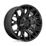 Fuel Off-Road Twitch D772 Matte Black Wheels 20x10 WHEEL, 20X10 5X4.5/5.0 BLK-OUT -18MM thumbnail 2