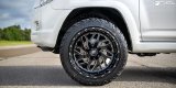 Fuel Off-Road Triton D581 Series Gloss Black Wheels with Milled Accents 17x9 Wheels, Triton, 5x4.55x5.0 NBL4.50 -12 78.1, NBL-Gloss BLK MIL thumbnail 4
