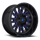 Fuel Off-Road Stroke D645 Series Gloss Black Wheels with Candy Blue Accents 20x9 Wheel, D645, 20 x 9, Aluminum, Black, Accents, 6 x 120mm Bolt Pattern, +19mm Offset, 5.750 in. Backspace, Each thumbnail 2