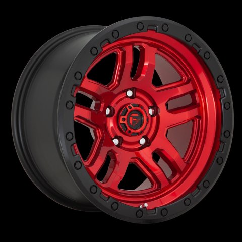 Fuel Off-Road Ammo D732 Candy Red Wheels with Black Ring 17x9 WHEEL, 17X9 6X4.5 GL-RED-BBR 01MM