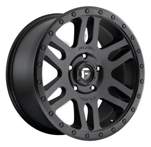 Fuel Off-Road Recoil D584 Series Matte Black Wheels 18x9 Wheels, Recoil, 6x120 BD 5.25/07 67.0, BD -Matte BLK