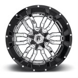 Fuel Off-Road Sledge D270 Series Chrome Wheels with Gloss Black Lip 20x10 Wheel. Series, 20 x 10 in., Aluminum, Chrome, 4.750 in. Backspacing, 8 x 6.50 in. Bolt Circle, Each thumbnail 2