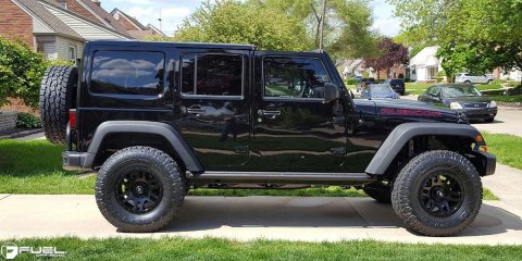 Fuel Off-Road Recoil D584 Series Matte Black Wheels 18x9 Wheels, Recoil, 5x5.0 BD 5.00/01 78.1, BD -Matte BLK thumbnail 2
