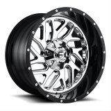 Fuel Off-Road Triton D211 Series Chrome Wheel with Gloss Black Faces 20x10 Wheels, Triton, 8x6.5 P 4.75 -13 125.2, P -Chrome thumbnail 7