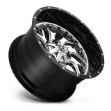 Fuel Off-Road Triton D211 Series Chrome Wheel with Gloss Black Faces 20x10 Wheels, Triton, 8x6.5 P 4.75 -13 125.2, P -Chrome thumbnail 8