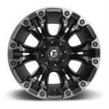 Fuel Off-Road Vapor D569 Matte Black Wheels with Machined DDT Face 22x12 Wheels, Vapor, 6x1356x5.5 MBT4.75 -44 106.4, MBT-Matte BLK thumbnail 1