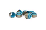 BLOX Racing Honda 5.5mm Valve Stem Seals Blue FKM - Set of 16 (Fits Both Intake & Exhaust) thumbnail 6