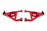 BMR 68-74 Chevrolet Nova w/ Bump Stops Lower A-Arms w/ STD. Ball Joint (Delrin) - Red thumbnail 1