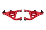 BMR 67-69 Chevrolet Camaro w/Rear Bump Stops Lower A-Arms w/ STD Ball Joint (Delrin) - Red thumbnail 2