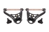 BMR 68-74 Chevrolet Nova Non-Adj. Upper A-Arms w/ STD. Ball Joint (Delrin) - Black Hammertone thumbnail 2