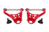 BMR 68-74 Chevrolet Nova Non-Adj. Upper A-Arms w/ STD. Ball Joint (Delrin) - Red thumbnail 1