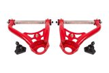 BMR 68-74 Chevrolet Nova Non-Adj. Upper A-Arms w/ STD. Ball Joint (Delrin) - Red thumbnail 2