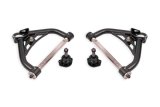 BMR 70-81 Chevrolet Camaro Non-Adj. Upper A-Arms w/ 0.5in Tall Ball Joint (Delrin) -Black Hammertone thumbnail 1