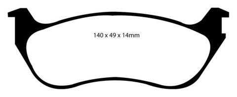 EBC Yellowstuff Brake Pads DP41631R Disc Pad