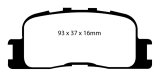 EBC Stage 13 Kits Yellowstuff Brake Pads and RK Rotors for 2002-2006 CAMRY, 2002-2003 ES300, 2004-2006 ES330 - S13KR1188 Disc Pad Rotor Kit thumbnail 5