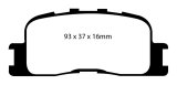 EBC Stage 13 Kits Yellowstuff Brake Pads and RK Rotors for 2002-2006 CAMRY, 2002-2003 ES300, 2004-2006 ES330 - S13KR1188 Disc Pad Rotor Kit thumbnail 6