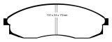 EBC Yellowstuff Brake Pads DP41082R Street and Track and Truck Upgrade thumbnail 1