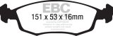 EBC Ultimax 2 Brake Pads for 2013-2018 500 - UD1720 brake Ultimax2 brake thumbnail 5