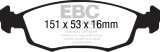 EBC Ultimax 2 Brake Pads for 2013-2018 500 - UD1720 brake Ultimax2 brake thumbnail 7