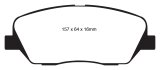EBC Yellowstuff Brake Pads DP41844R Disc Pad thumbnail 1