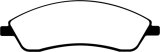 EBC Redstuff Ceramic Brake Pads DP31692C Pads, Redstuff, Ceramic, Front, Cadillac, Pontiac, Passenger Car, Set thumbnail 7