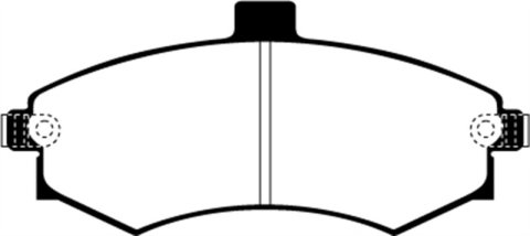EBC Yellowstuff Brake Pads DP41670R Pads, Yellowstuff, Aramid Fiber, Front, Hyundai, Set