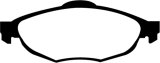 EBC Yellowstuff Brake Pads DP41611R Pads, Yellowstuff, Aramid Fiber, Front, Chrysler, Dodge, Set thumbnail 6
