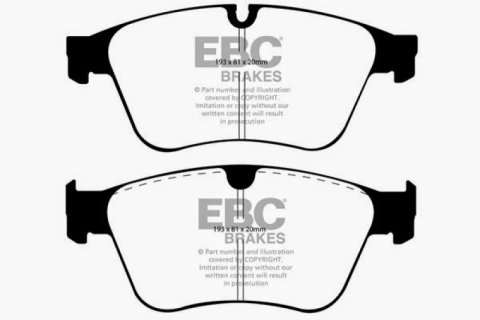 EBC Redstuff Ceramic Brake Pads DP31937C Disc Pad thumbnail 2