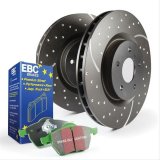 EBC Stage 10 Kits GreenStuff Brake Pads and GD Rotors S10KF1206 Disc Pad Rotor Kit thumbnail 1