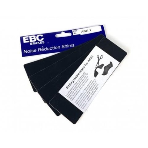 EBC Brake Shim Kits ASK1 Pad Shims, Rubber, Kit thumbnail 2