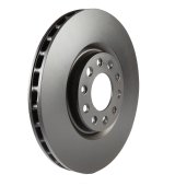 EBC RK Series Premium OE-Style Rotors for 1980-1981 TR8 - RK194 Brake Rotor, Ultimax OE, Carbon Iron, Black Zinc, Solid Surface, Triumph, Front, Pair thumbnail 1